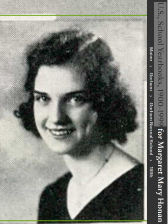 Margaret Mary Honan-Marshall--U.S., School Yearbooks, 1900-1999(1935)a