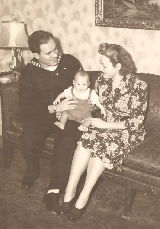 Rebe & Lou Vertal with first son Danny