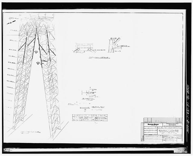 205. Photocopy of drawing (1978 structural drawing by...