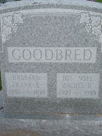 Frank & Rachel Goodbred gravesite