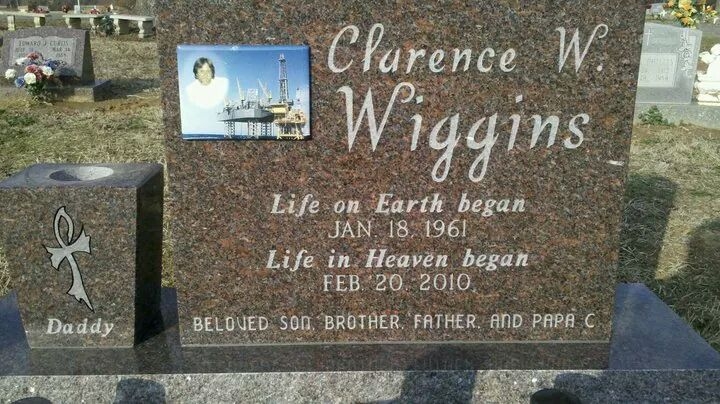Clarence W Wiggins gravesite