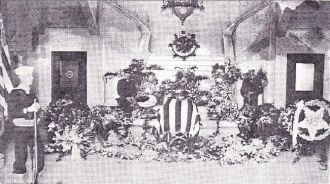 1921 Wallace H. Chaffee Lying in State