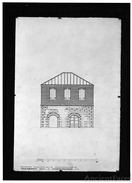 Photocopy Of A Measured Drawing Original In The