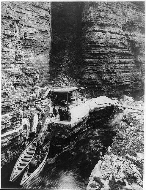 Au Sable Chasm, [near Keeseville, N.Y.] Table Rock