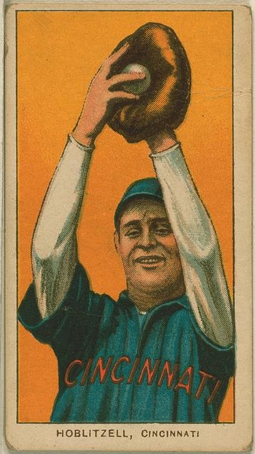 [Dick Hoblitzell, Cincinnati Reds, baseball card portrait]