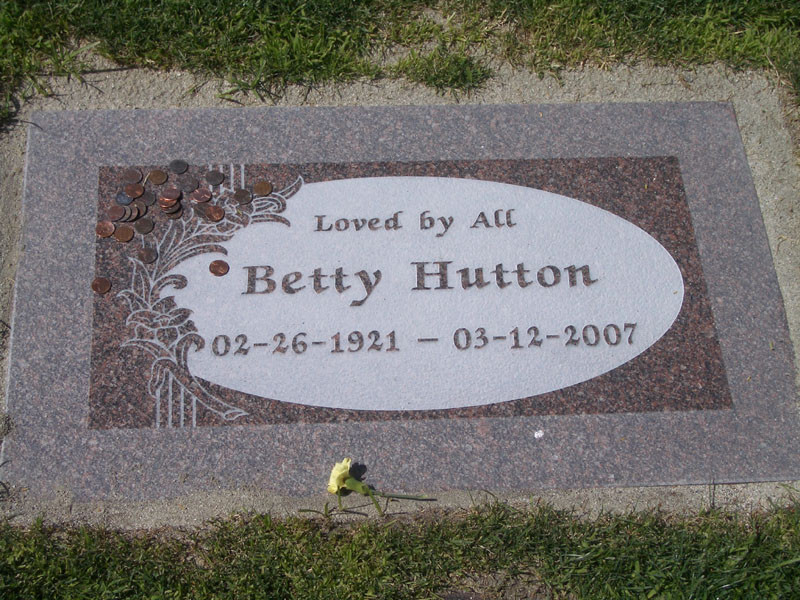 Her grave.