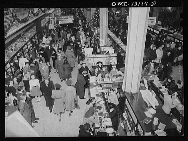 New York, New York. R. H. Macy and Company department...