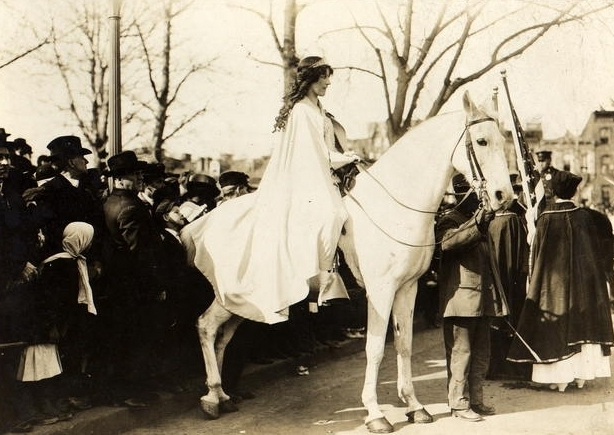 National American Woman Suffrage Association Parade