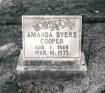 Amanda Byers gravestone