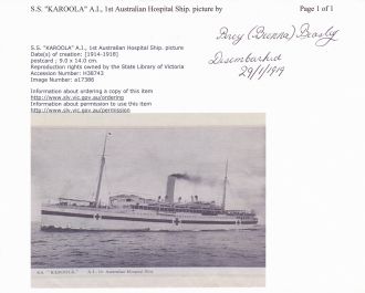 Percy Beasley - hospital ship Percy Beasley - hospital ship