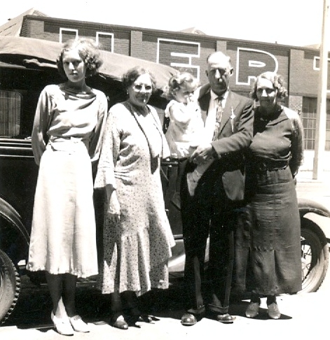 Colbert Family in California, 1936