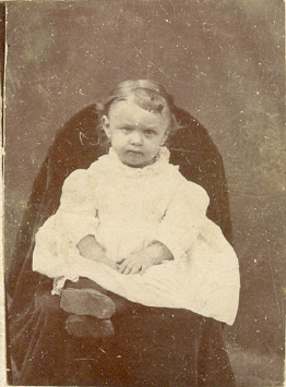 Ida Smith as a baby