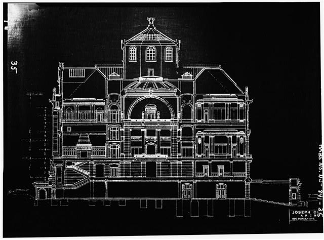 35. Photocopy of drawing (Location of original unknown)...