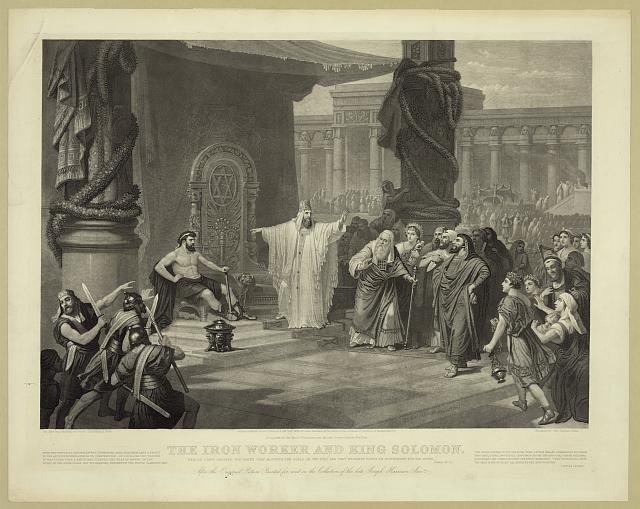 The iron worker and King Solomon / the original painted...