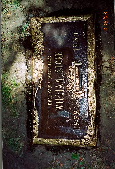 William Stones Headstone
