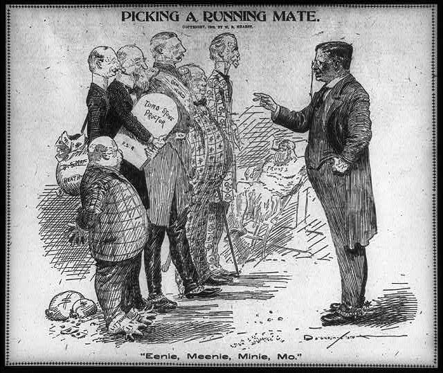 Picking a running mate "Eenie, meenie, minie, mo".