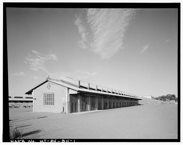 1. EAST END AND NORTH FACING SIDE. - Ogden Arsenal,...