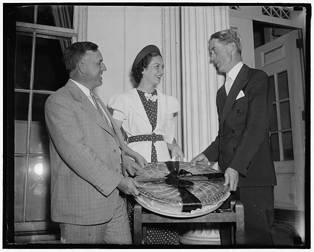 Cherry pie for the President. Washington D.C. July 8. The...