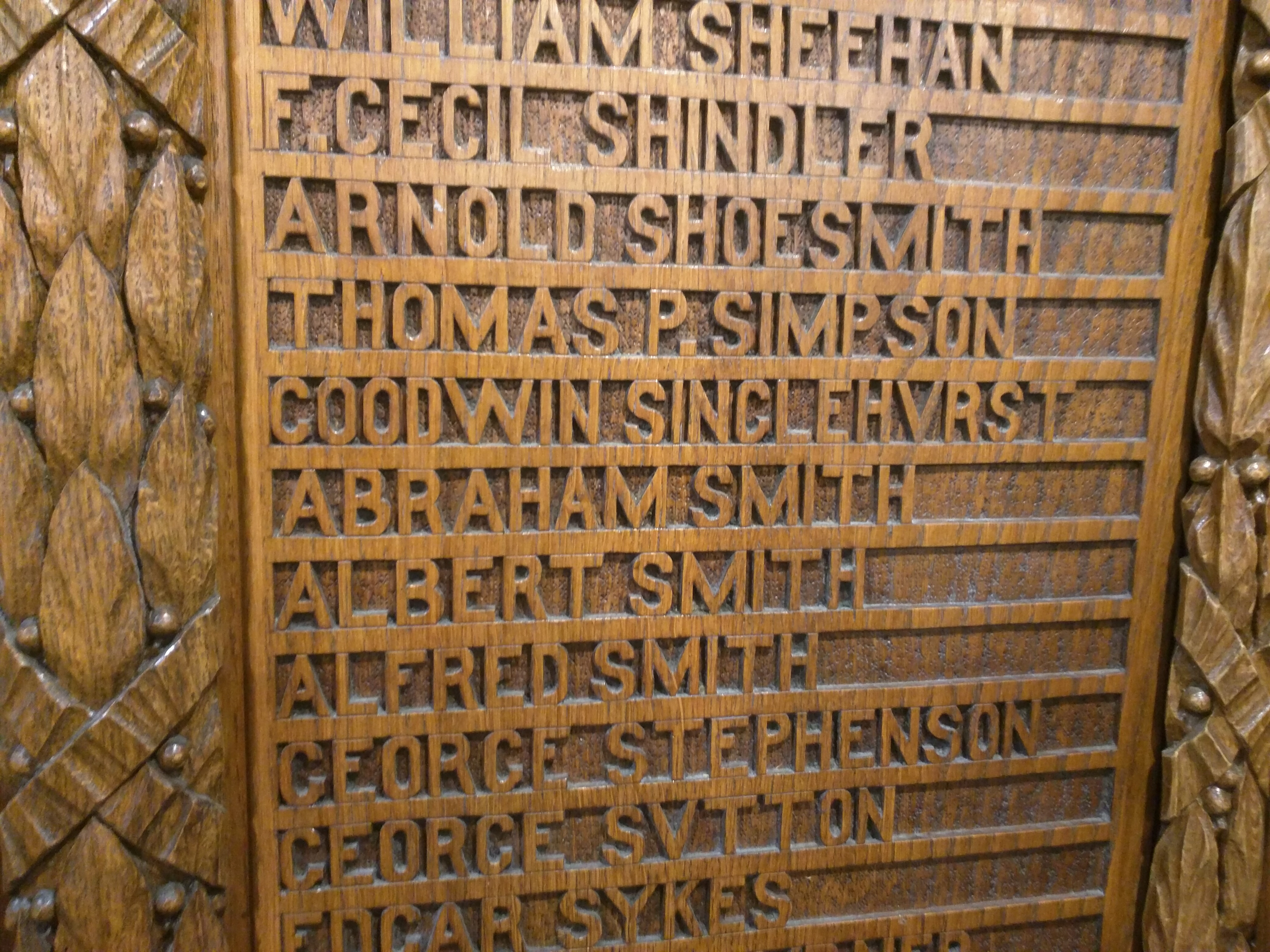 Halifax All Saints' Parish Church War Memorial 