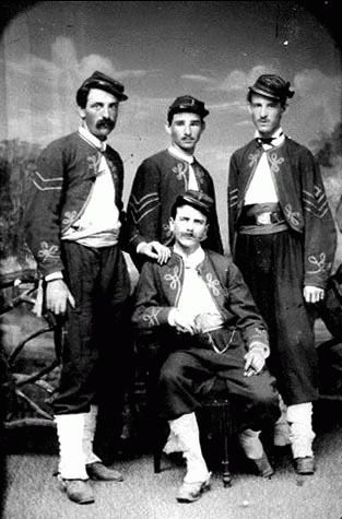 Zouave Foursome in 1864
