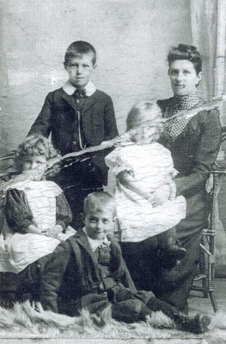 Mary Swaffield with children