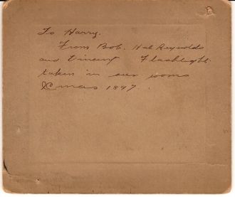 Reverse of Hal Reynolds photo