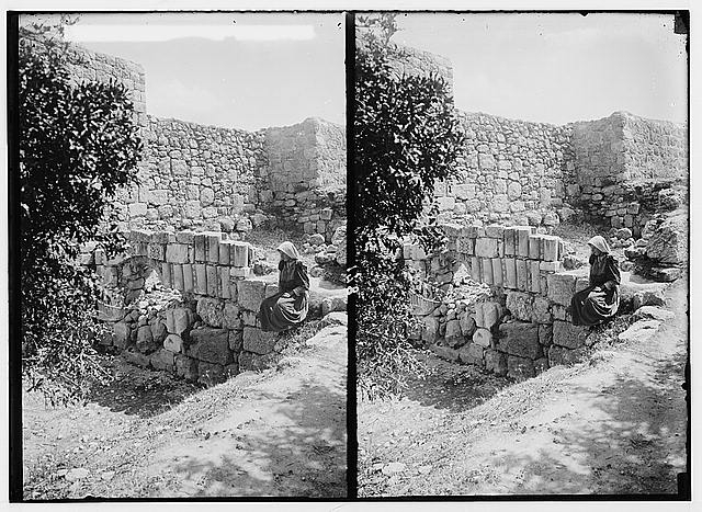 Mount of Olives, Bethany, etc. Ruins of home of Martha...