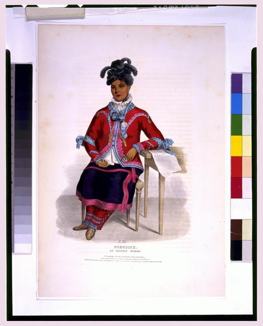 Tshusick. An Ojibway woman / A.H. ; drawn, printed &...