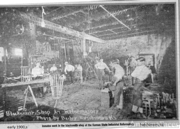 Kansas State Reformatory blacksmith shop