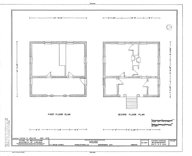 HABS VA,2-CHAR,16- (sheet 2 of 5) - 117 Cream Street...