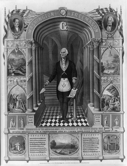 Washington as a freemason