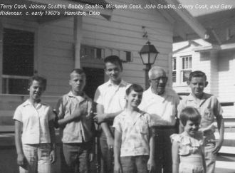 John Sositko with his grandchildren