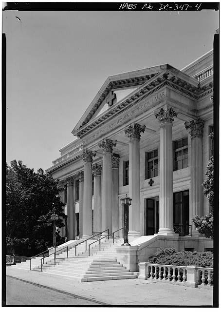 4. DETAIL, ENTRANCE PORTICO FROM NORTHEAST - Red Cross...