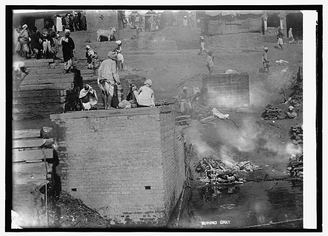 India, Hindoo [i.e., Hindu] burning ghat