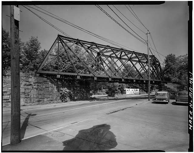 1. General view of the bridge from Linden Street -...