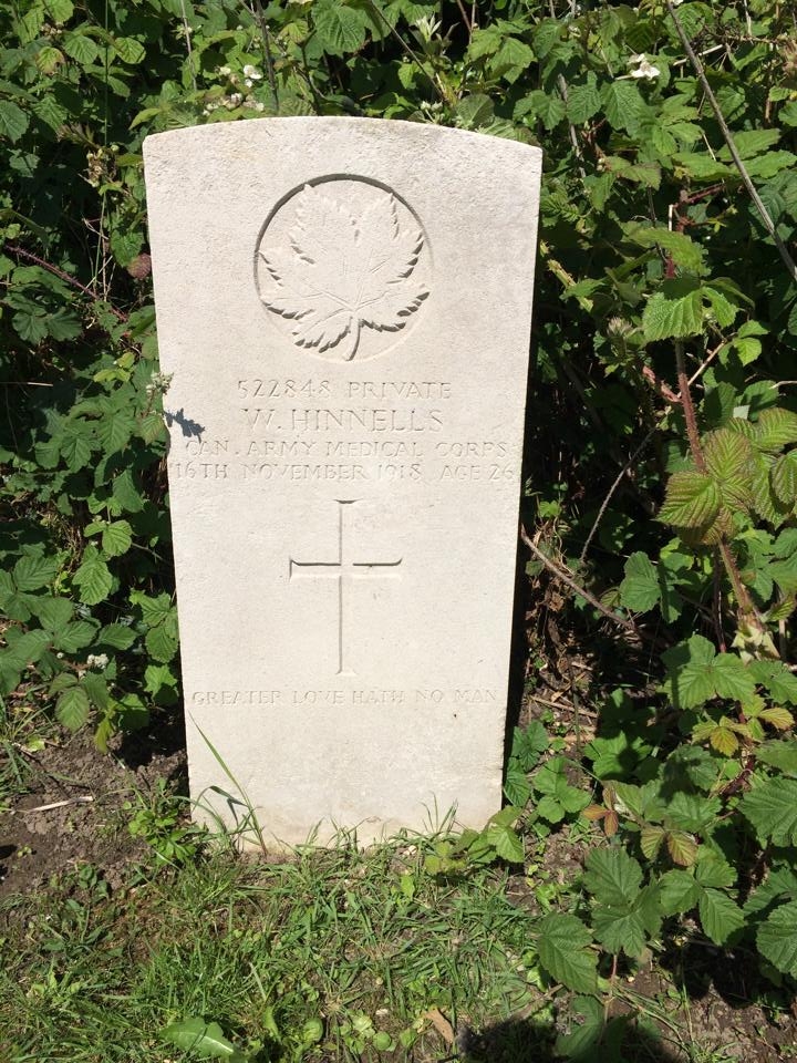 War Grave of William Hinnells