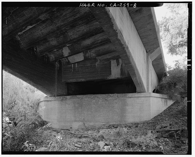 8. View of east elevation of north counterfort, looking...