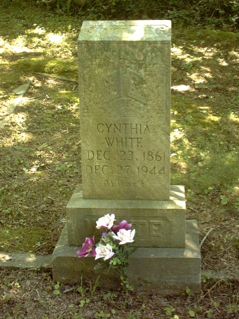 Grave of Cynthia Queen White
