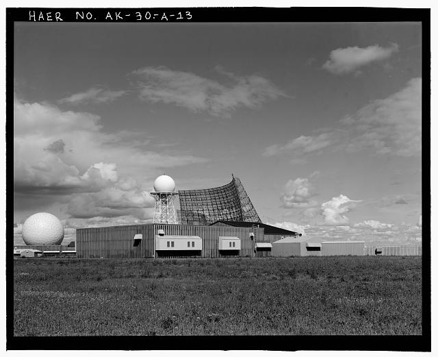 13. View of southerly side of transmitter building no....
