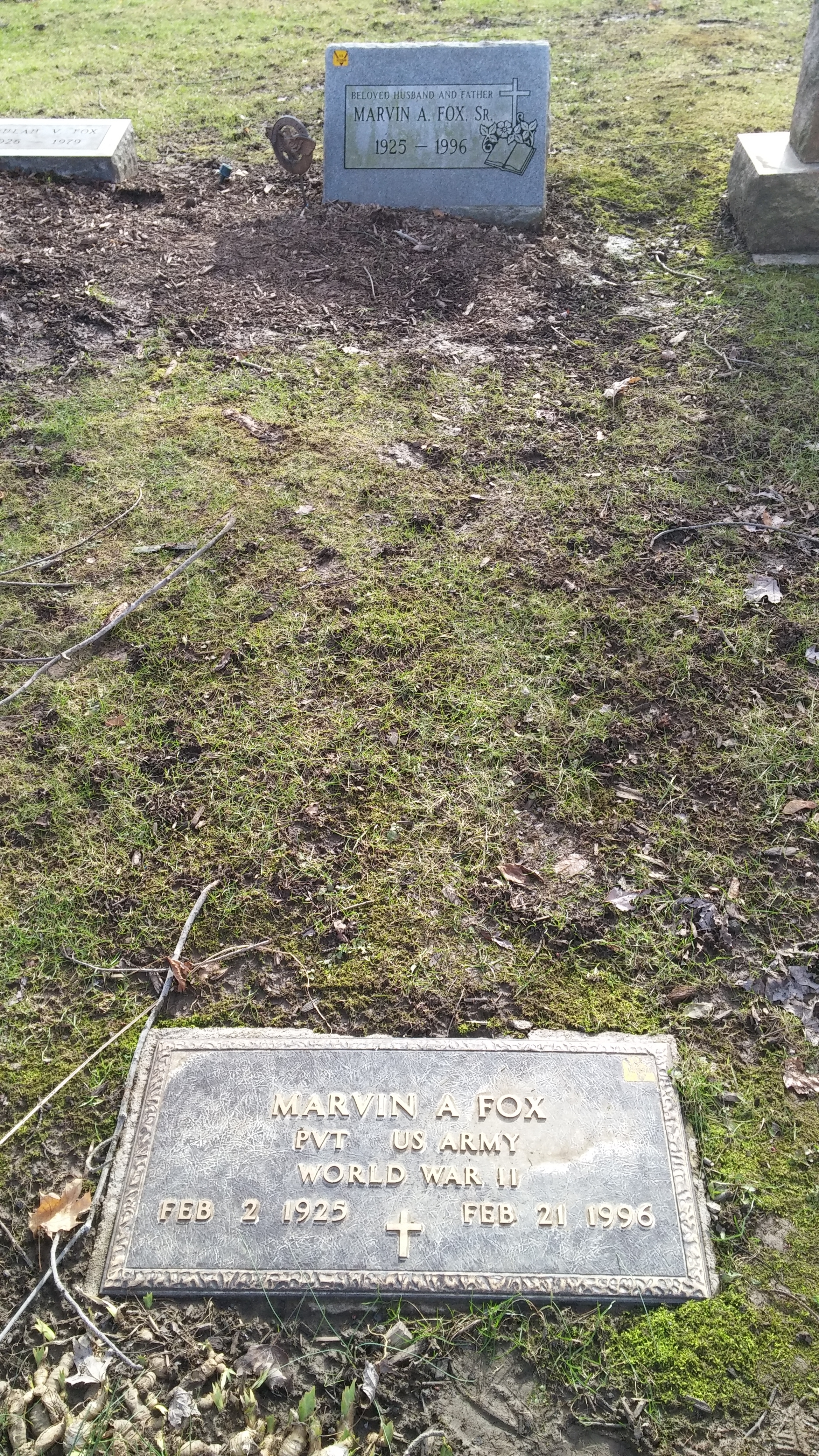 Marvin A Fox Sr. gravesite