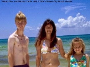 Justin, Pam and Brittany Tuttle in 2004