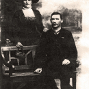 Newby Betrie Ward and wife Martha Castle in 1909