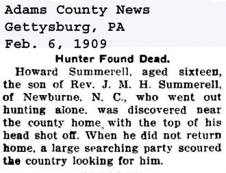 Hunter Found Dead