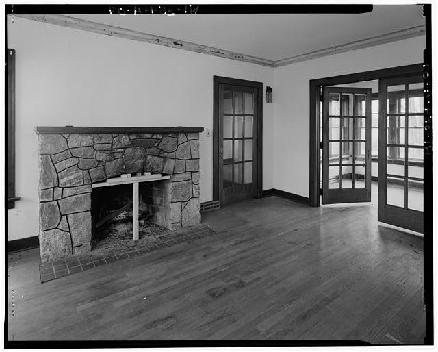 7. INTERIOR VIEW OF FIRST FLOOR LIVING ROOM WITH...