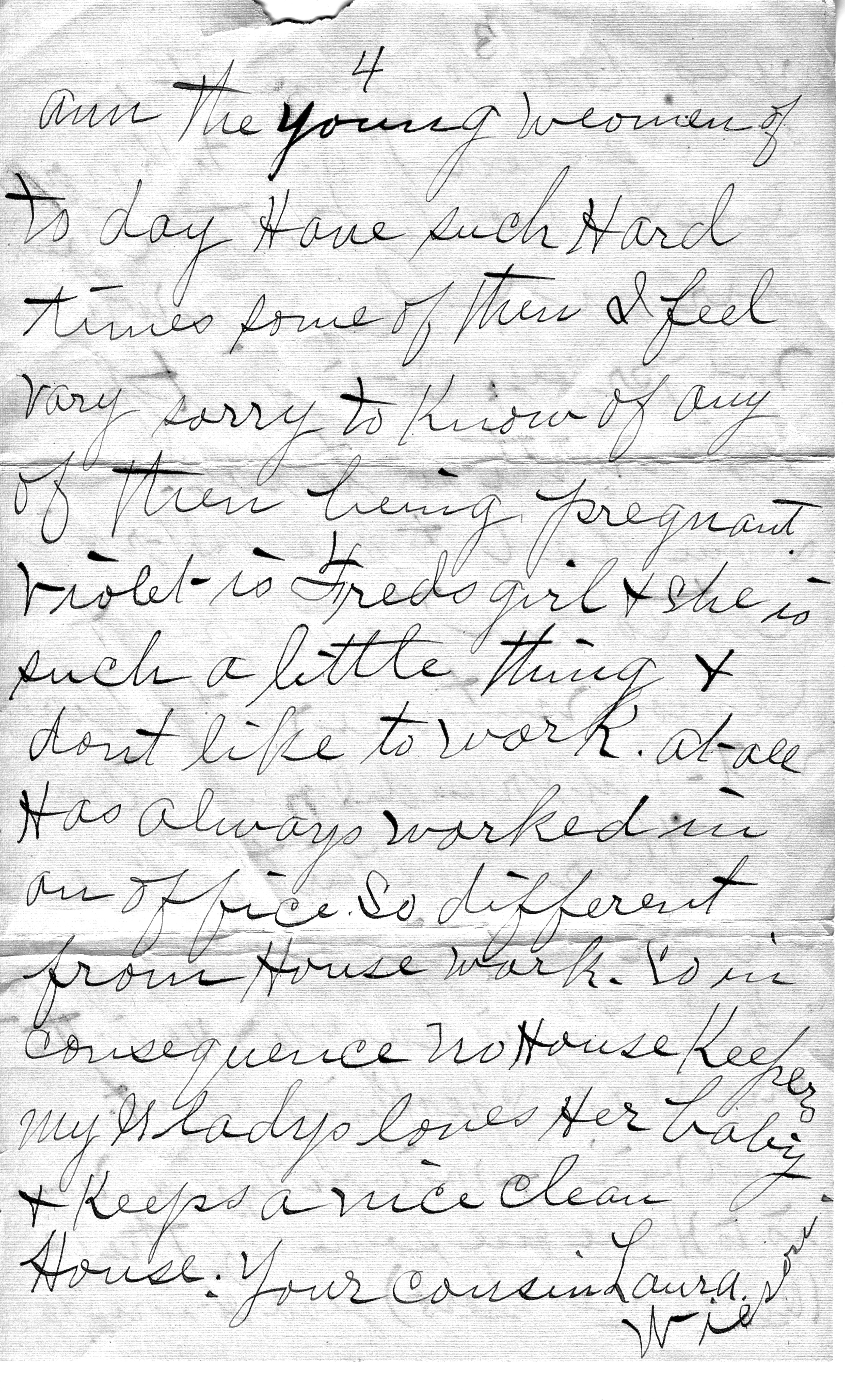 Laura Wilson Letter, Berkeley