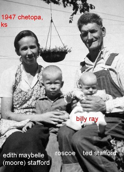 ted stafford family 1947 Kansas