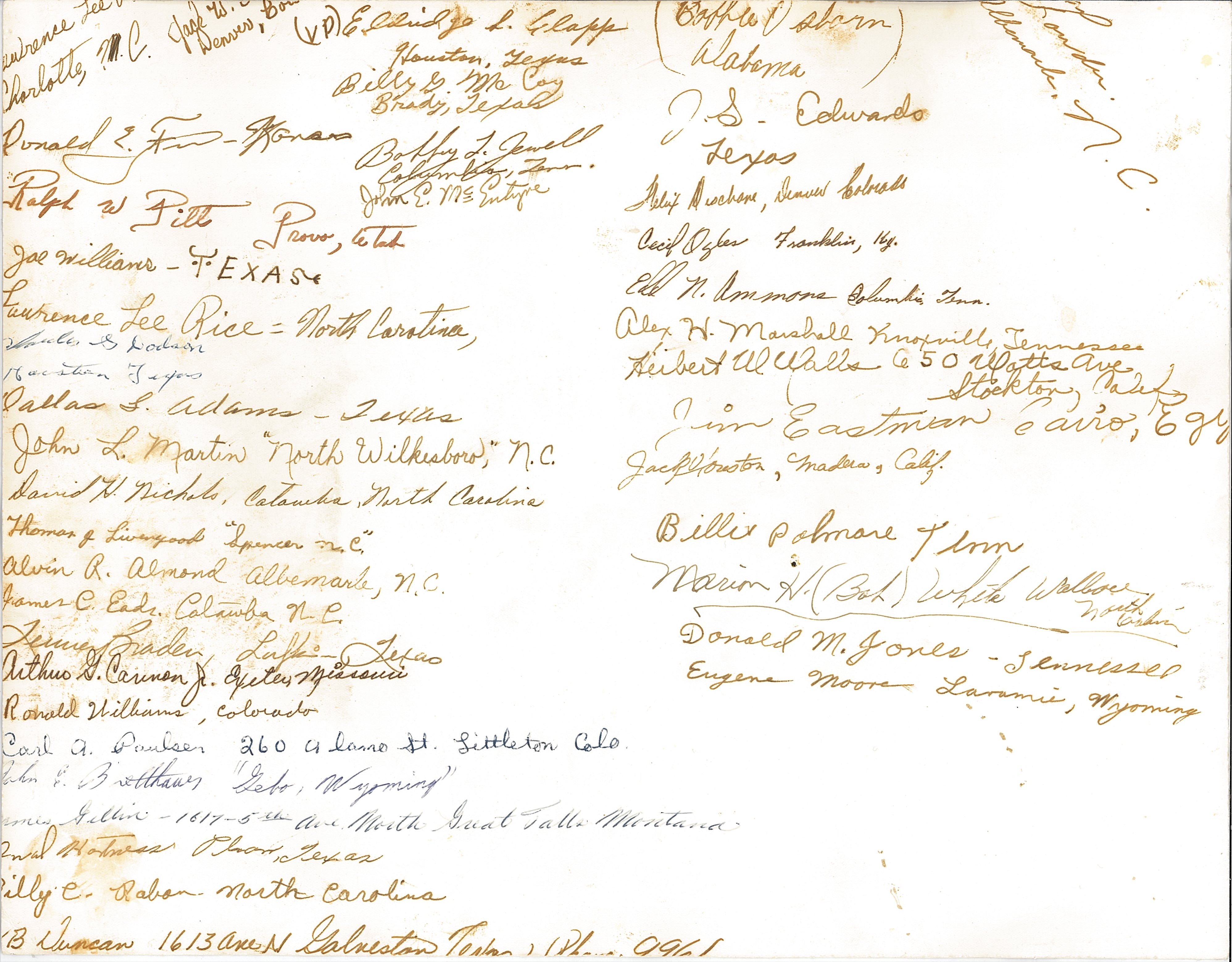 McMeece Naval Training Center Co 316, graduation signatures 20 Aug 1948