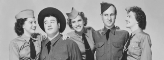 Lou Costello and Bud Abbott and the Andrew Sisters