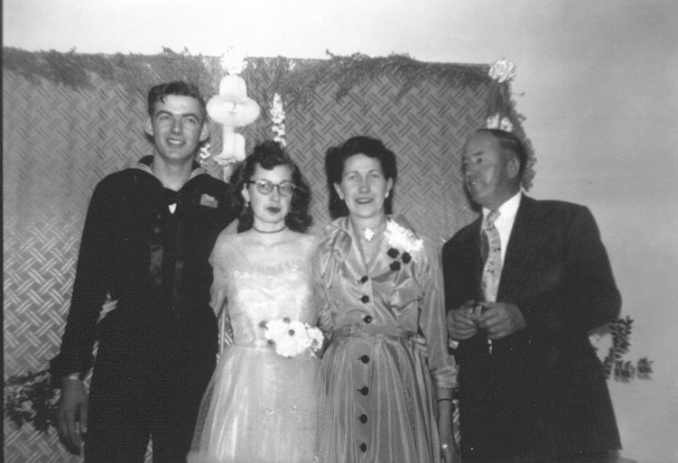 Charles & Sheila (Yonts) Freeman with Bride's Parents