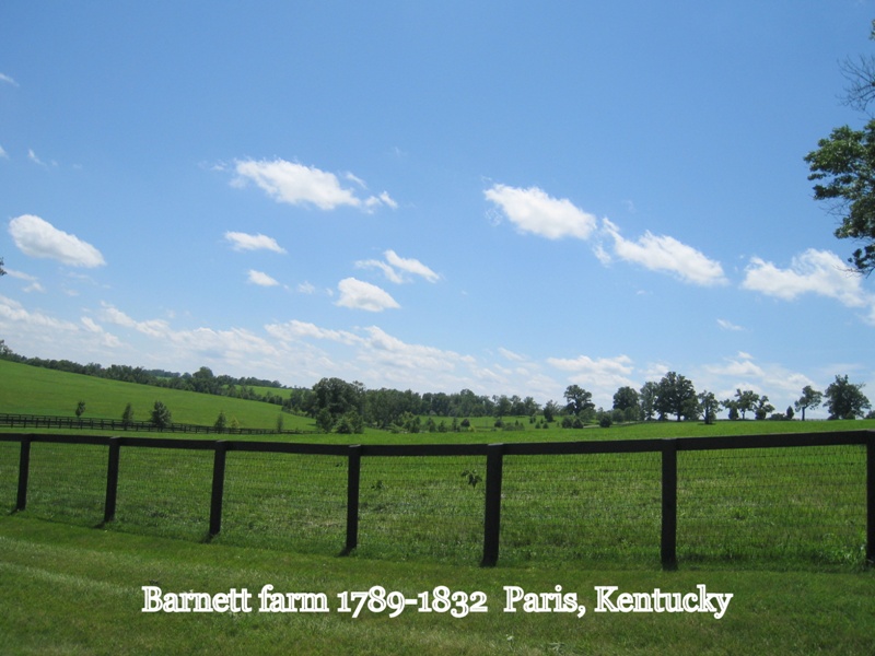 Barnett farm 1789-1832